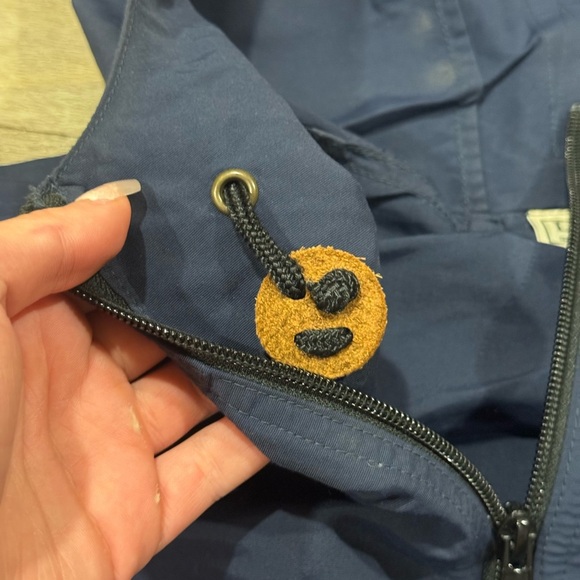 Vintage L.L. Bean Anorak Windbreaker Blue Men's Half Zip Pullover Size M - Picture 3 of 6